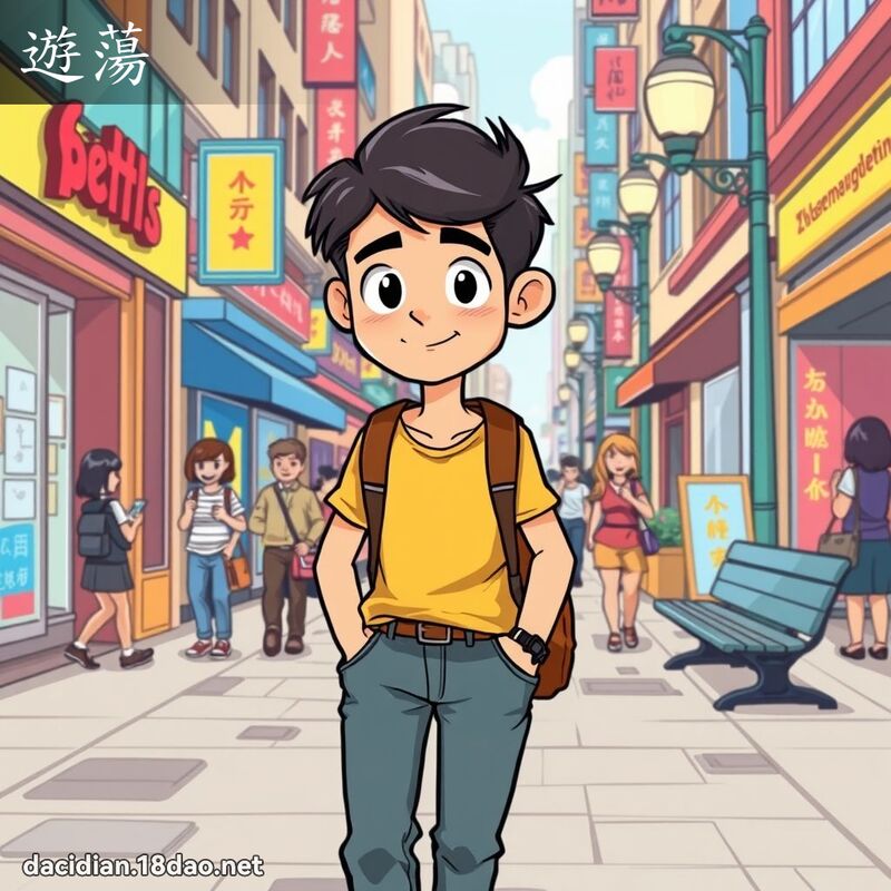 遊蕩 - 國語大辭典配圖