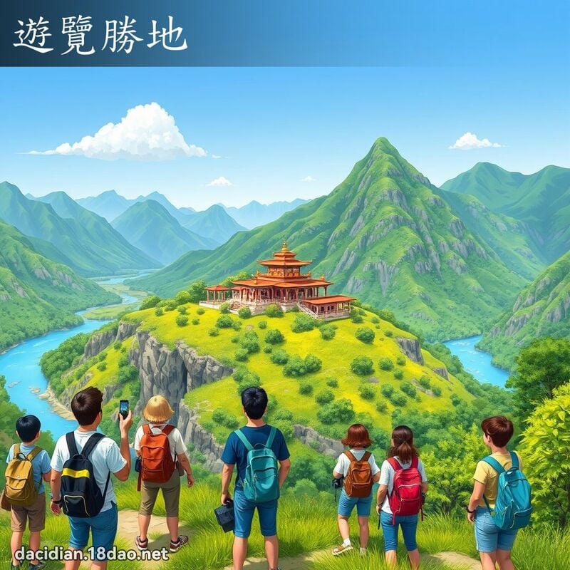 遊覽勝地 - 國語大辭典配圖