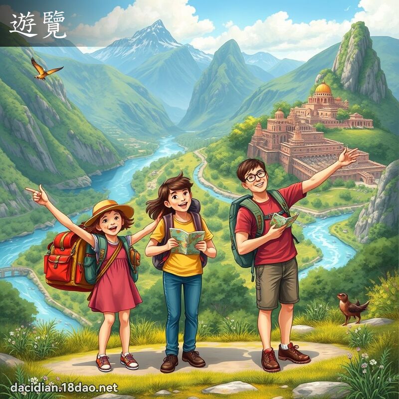 遊覽 - 國語大辭典配圖