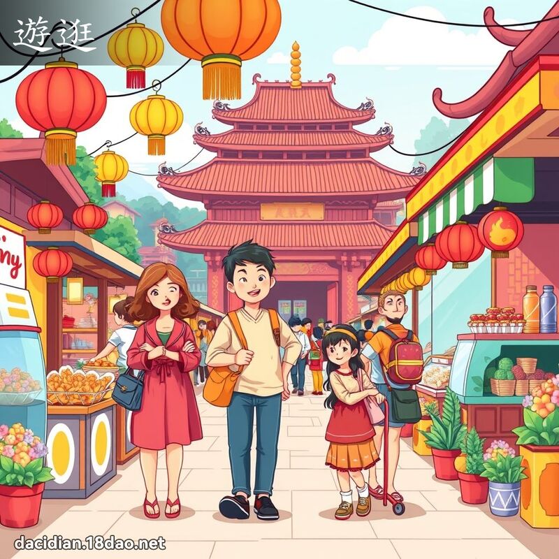 遊逛 - 國語大辭典配圖