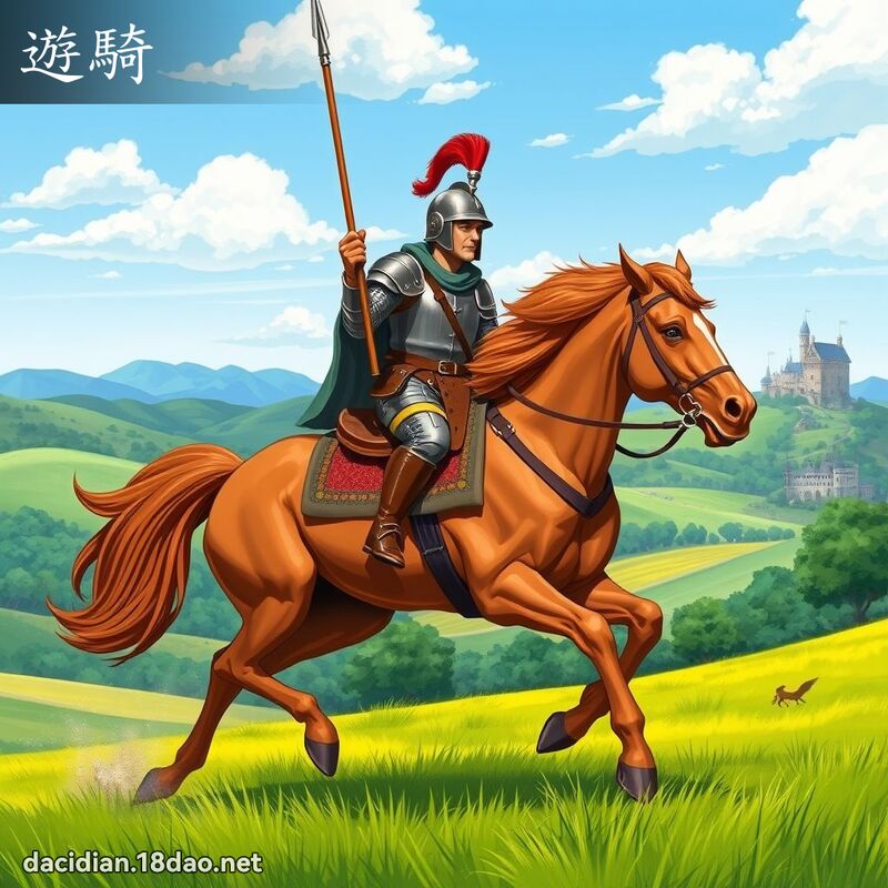 游骑 - 国语大辞典配图
