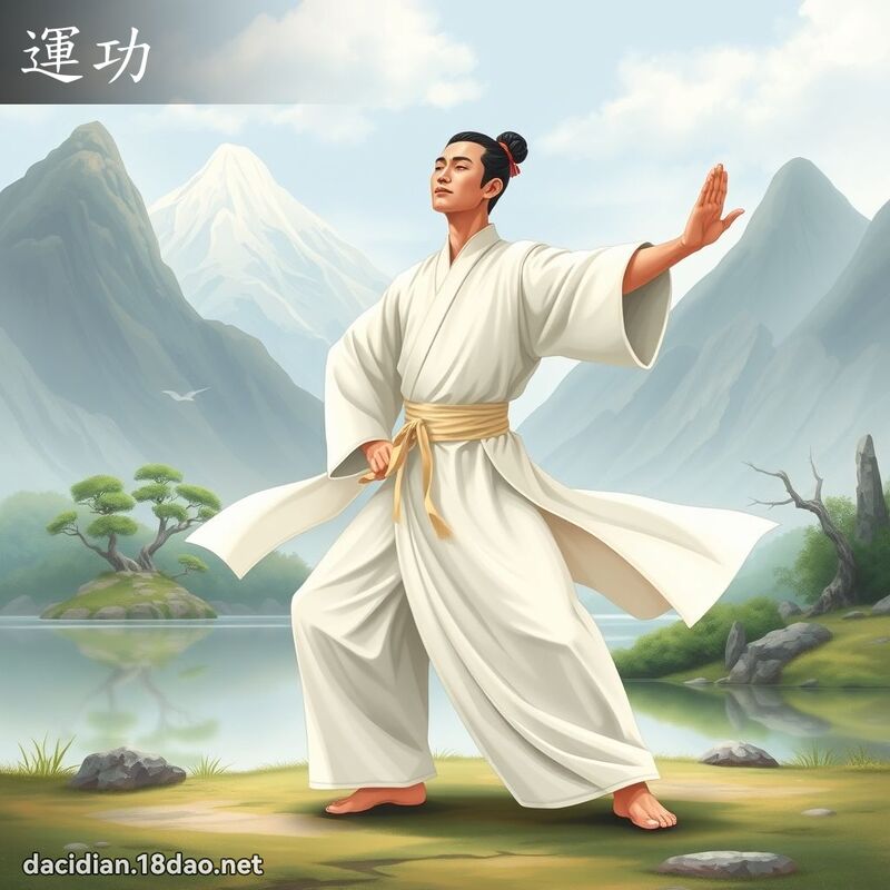 運功 - 國語大辭典配圖