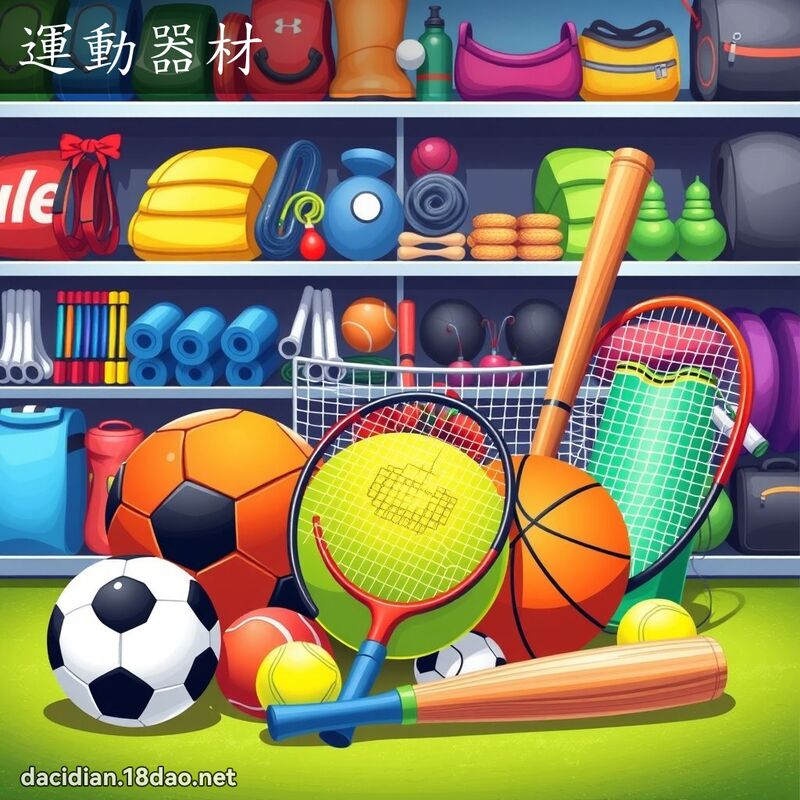运动器材 - 国语大辞典配图