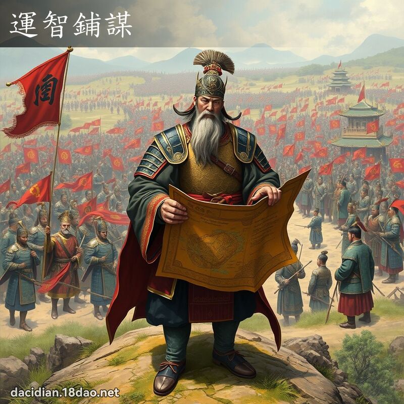 運智鋪謀 - 國語大辭典配圖