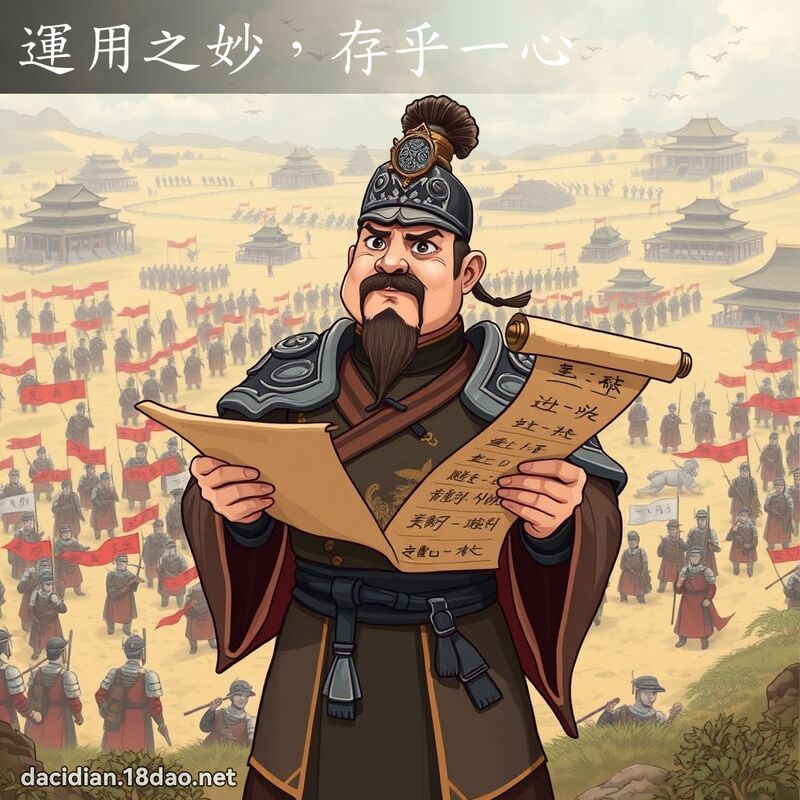 運用之妙，存乎一心 - 國語大辭典配圖