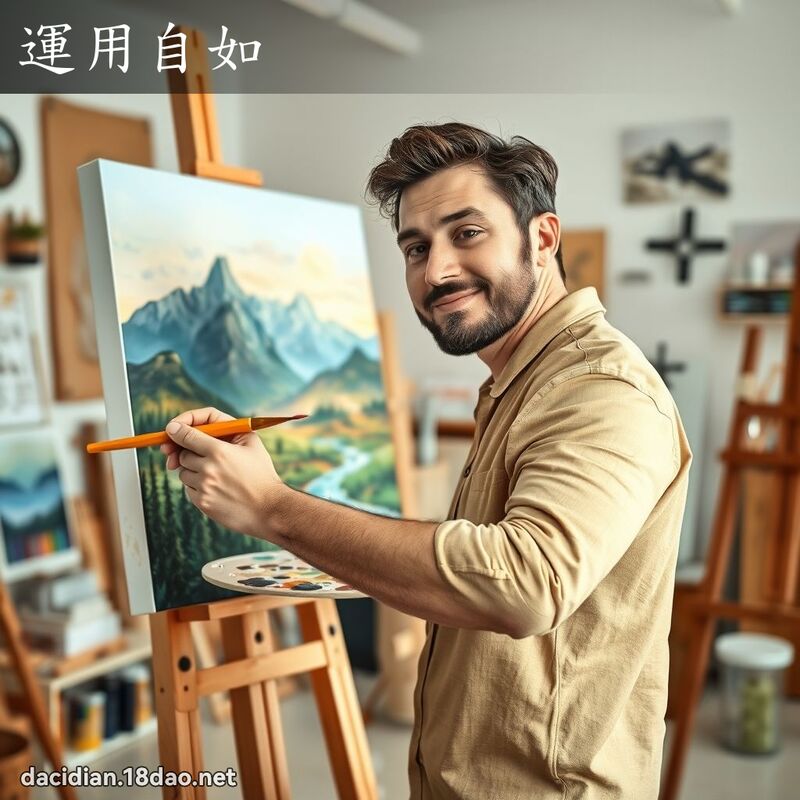 運用自如 - 國語大辭典配圖