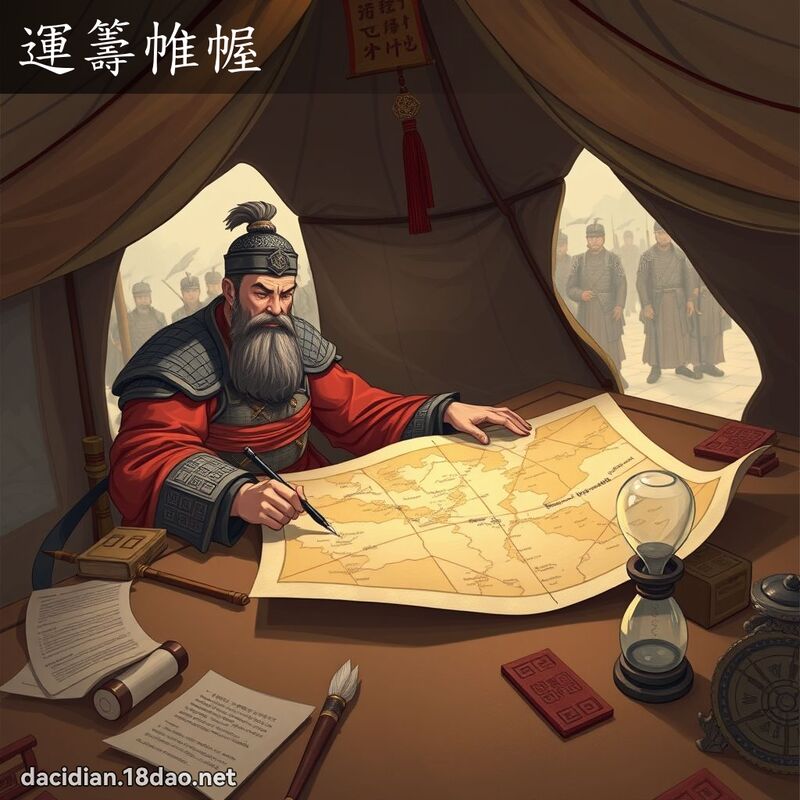运筹帷幄 - 国语大辞典配图