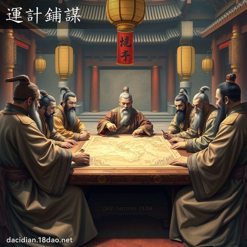运计铺谋 - 国语大辞典配图