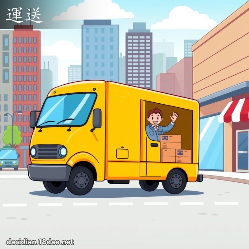运送 - 国语大辞典配图