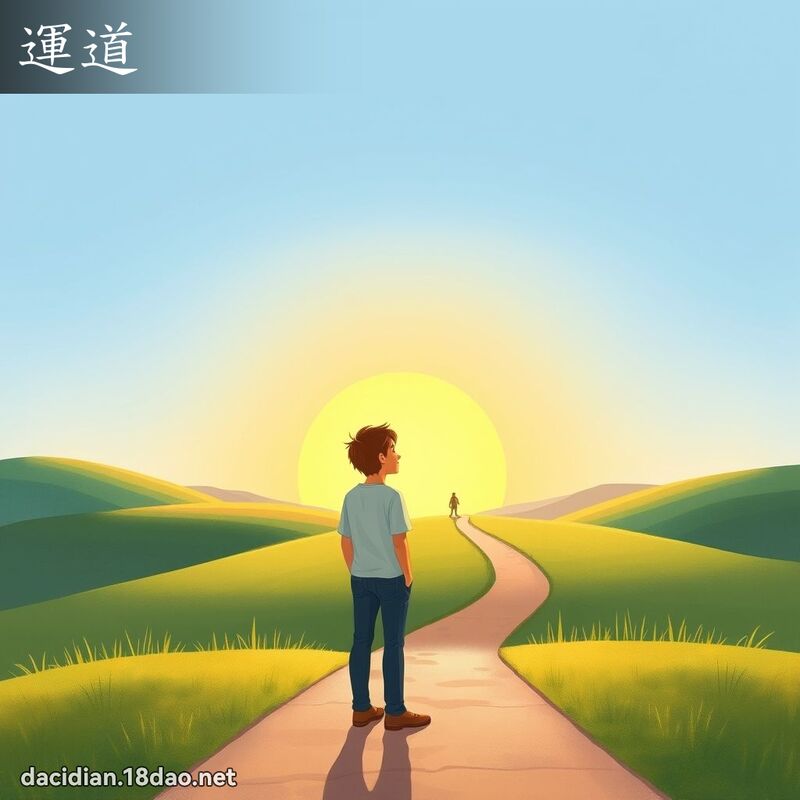 運道 - 國語大辭典配圖