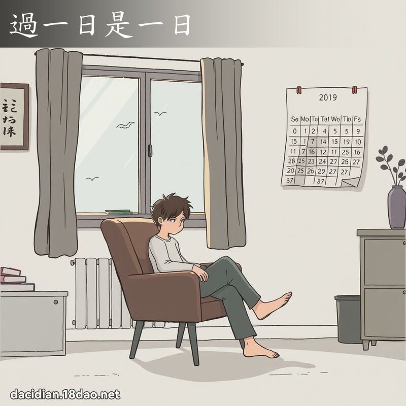 过一日是一日 - 国语大辞典配图