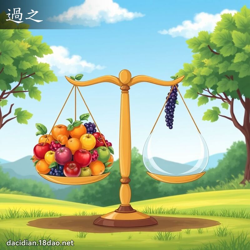 过之 - 国语大辞典配图