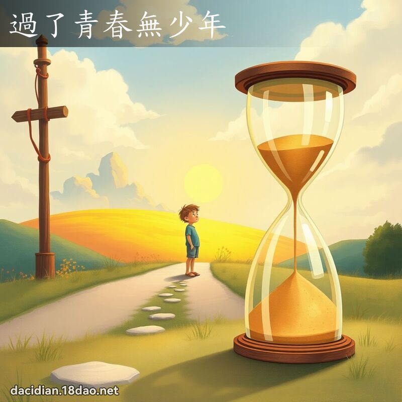 过了青春无少年 - 国语大辞典配图