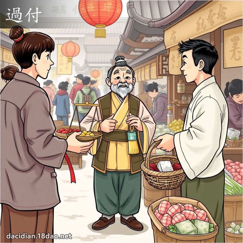過付 - 國語大辭典配圖