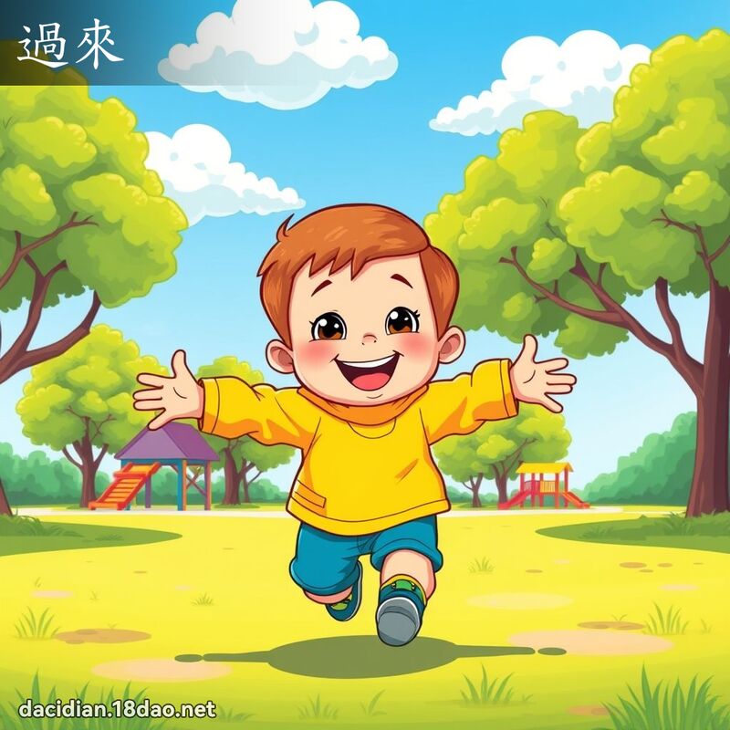 过来 - 国语大辞典配图