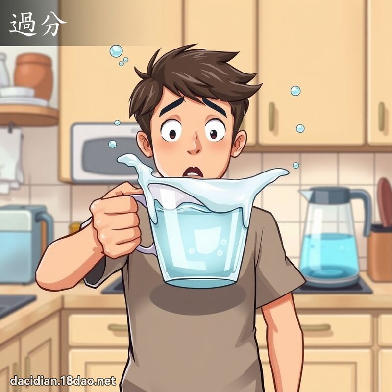 过分 - 国语大辞典配图