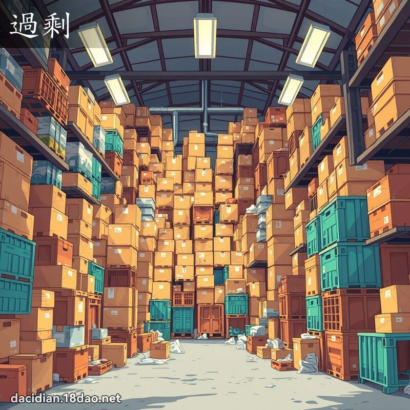 過剩 - 國語大辭典配圖
