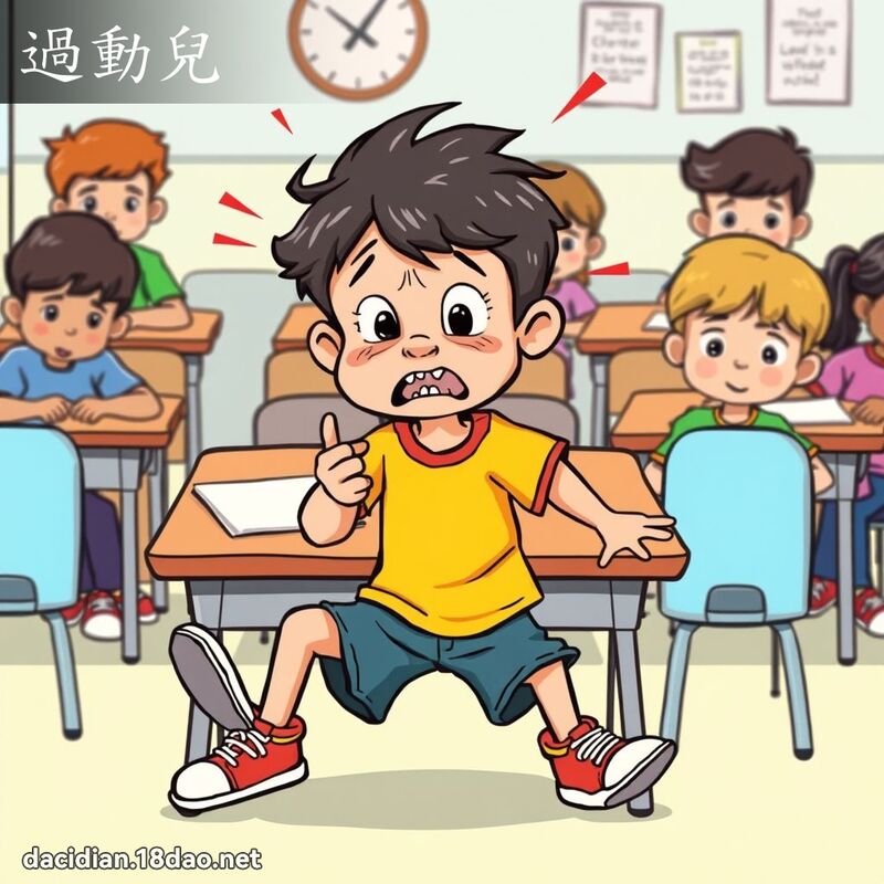 過動兒 - 國語大辭典配圖