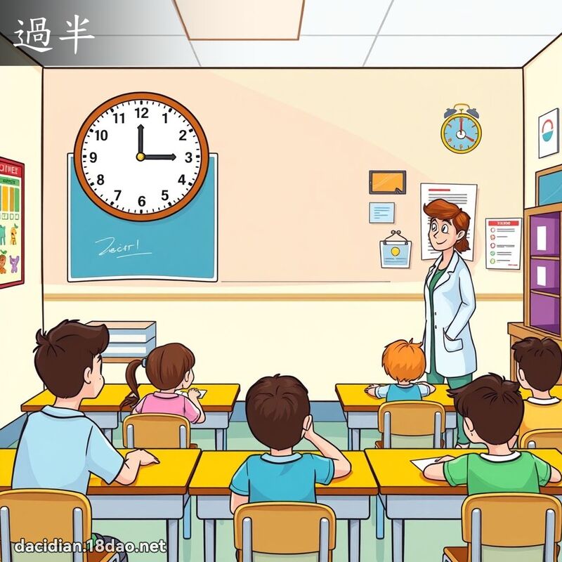 过半 - 国语大辞典配图