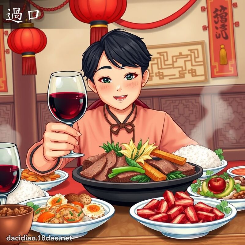 過口 - 國語大辭典配圖