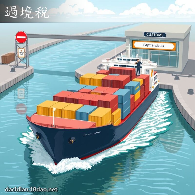 过境税 - 国语大辞典配图