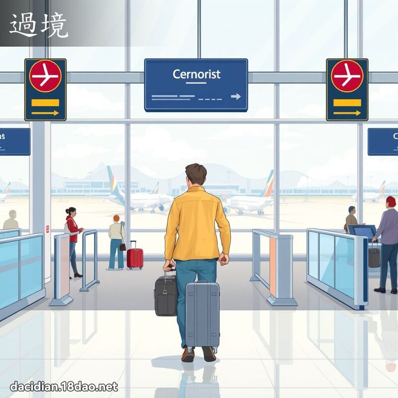 过境 - 国语大辞典配图