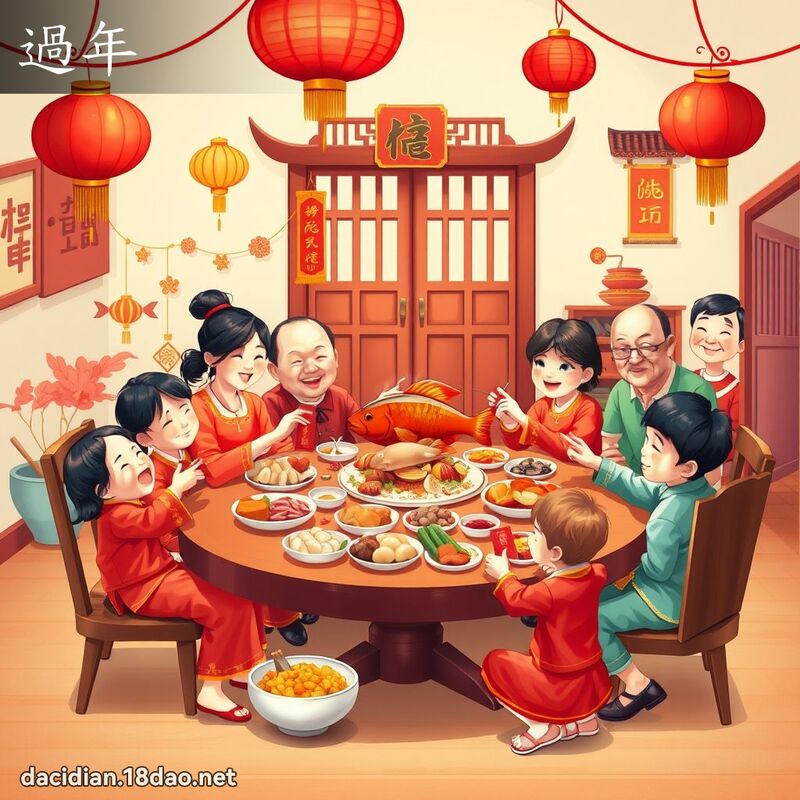 詞語: 過年 (多意詞)