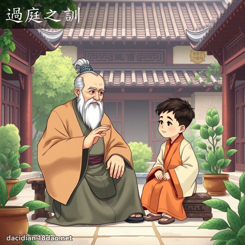 过庭之训 - 国语大辞典配图