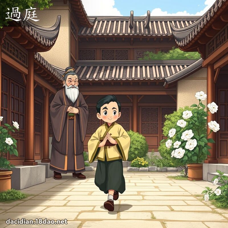 過庭 - 國語大辭典配圖