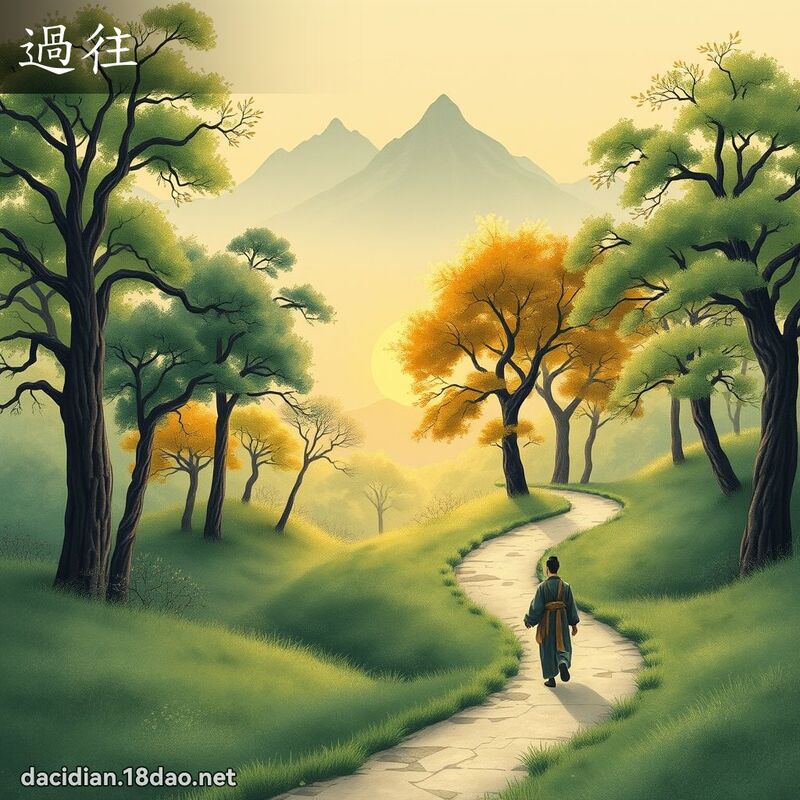 過往 - 國語大辭典配圖