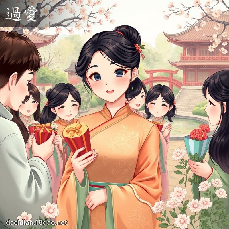 过爱 - 国语大辞典配图