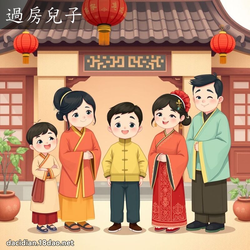 过房儿子 - 国语大辞典配图