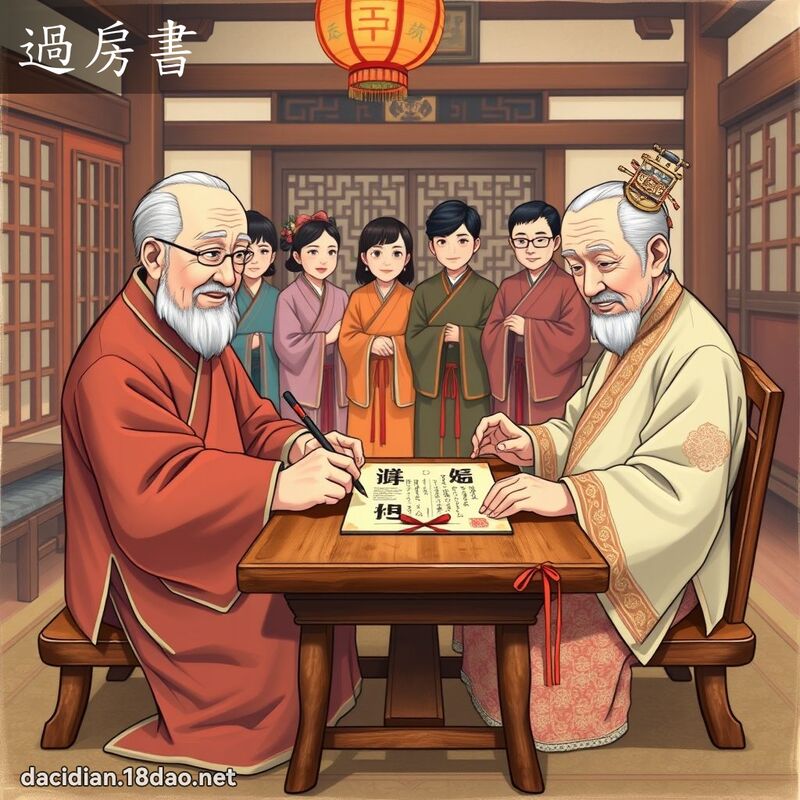 过房书 - 国语大辞典配图
