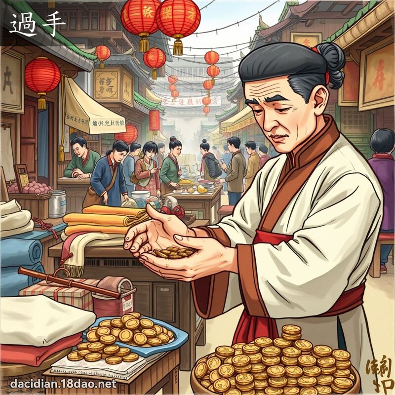 过手 - 国语大辞典配图