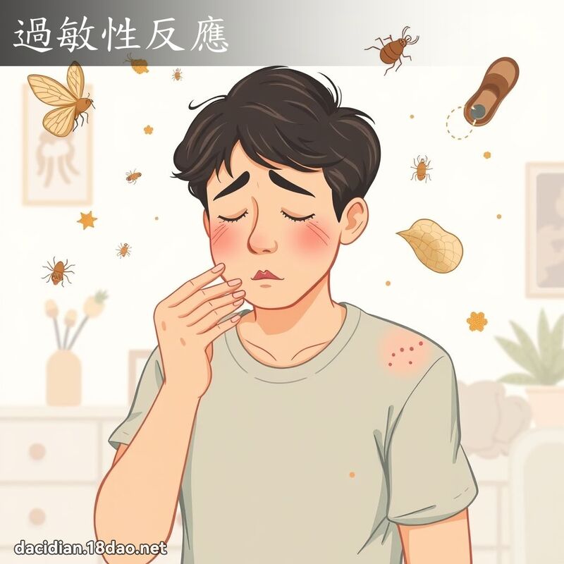 过敏性反应 - 国语大辞典配图