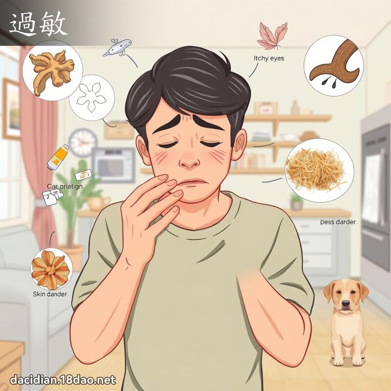 過敏 - 國語大辭典配圖