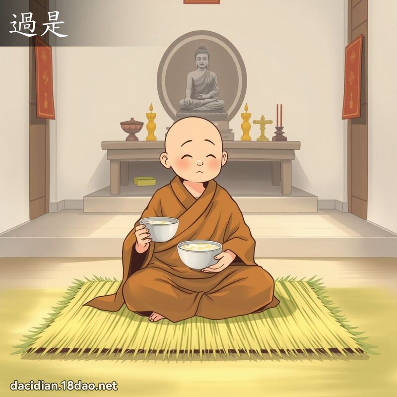 过是 - 国语大辞典配图