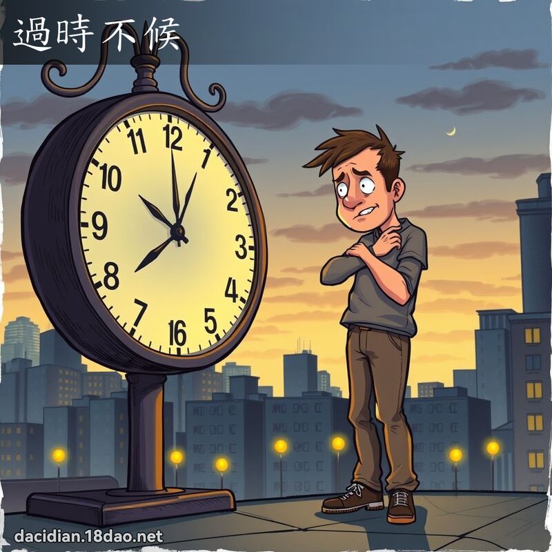 过时不候 - 国语大辞典配图