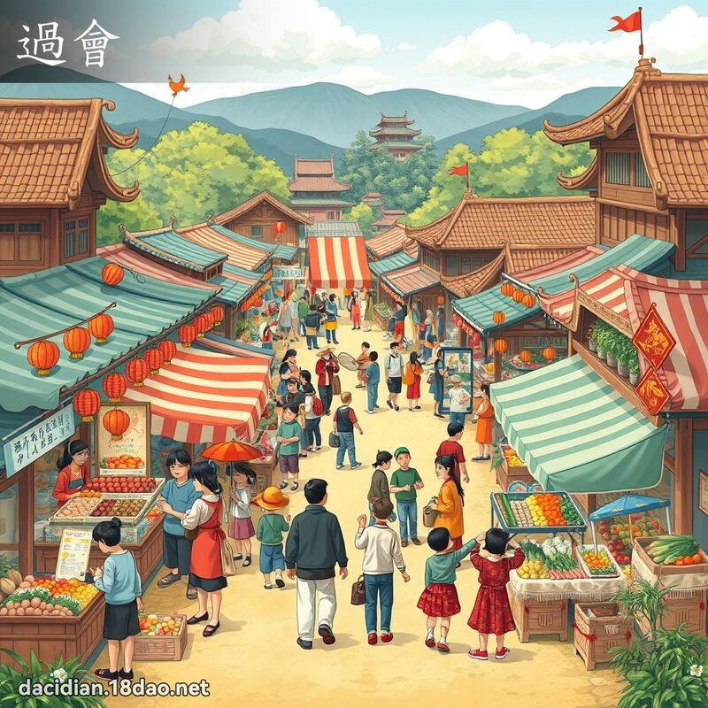 过会 - 国语大辞典配图