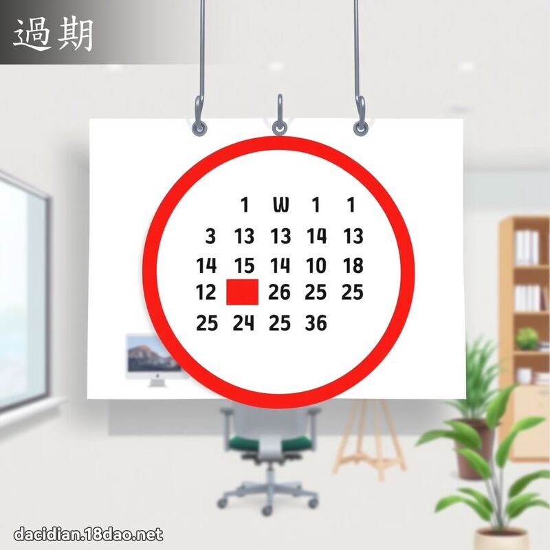 过期 - 国语大辞典配图