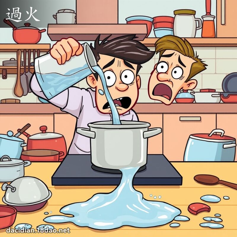 过火 - 国语大辞典配图