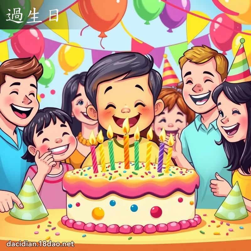過生日 - 國語大辭典配圖