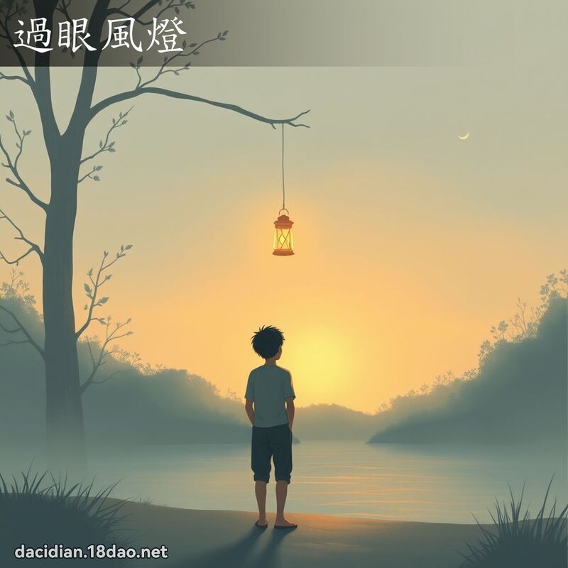 過眼風燈 - 國語大辭典配圖