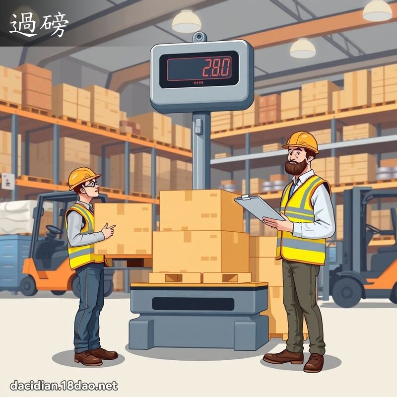 过磅 - 国语大辞典配图