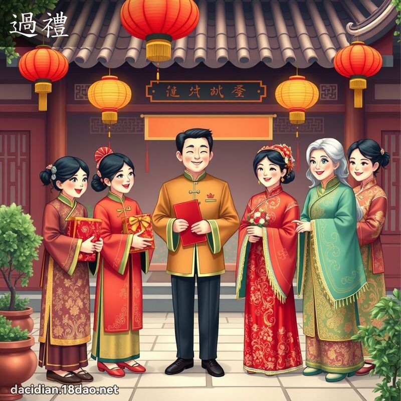 过礼 - 国语大辞典配图