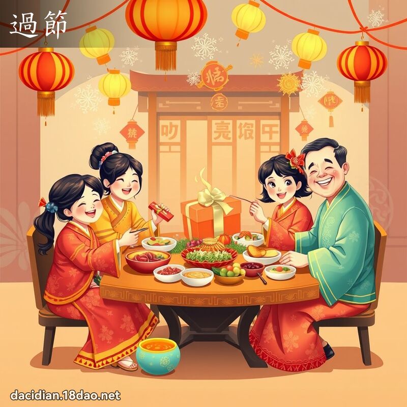 過節 - 國語大辭典配圖