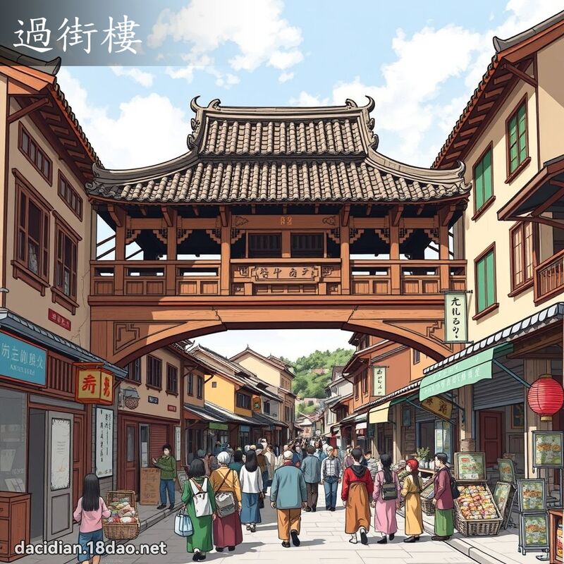 過街樓 - 國語大辭典配圖