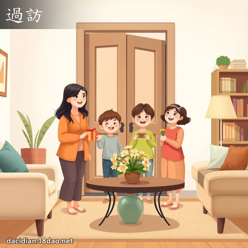 过访 - 国语大辞典配图