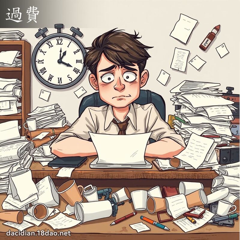 過費 - 國語大辭典配圖