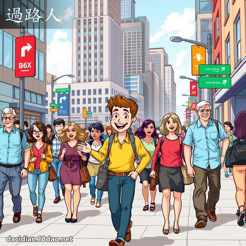 过路人 - 国语大辞典配图